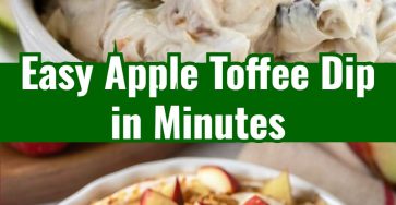 Apple Toffee Dip