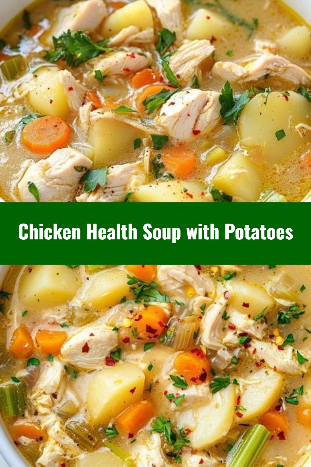 Comforting Chicken Health Soup with Potatoes