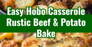 Hobo Casserole Rustic Ground Beef and Potato Bake
