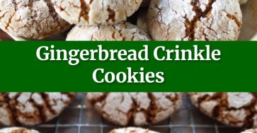 Irresistible Gingerbread Crinkle Cookies: Your New Holiday Cookie Swap Favorite!