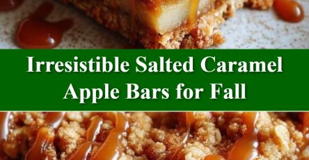 Irresistible Salted Caramel Apple Bars for Fall