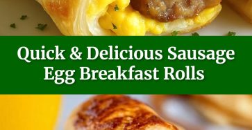 Quick & Delicious Sausage Egg Breakfast Rolls: Your New Go-To Morning Meal