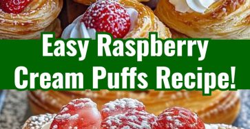 Raspberry Cream Puffs