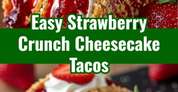 Strawberry Crunch Cheesecake Tacos