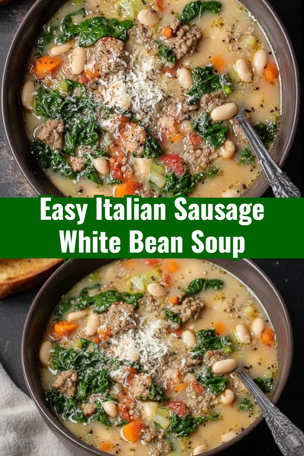 Cozy Italian Sausage White Bean Soup Rainy Day Dinner