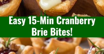 Cranberry Brie Bites