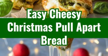 Easy Cheesy Christmas Pull Apart Bread Tree Appetizer