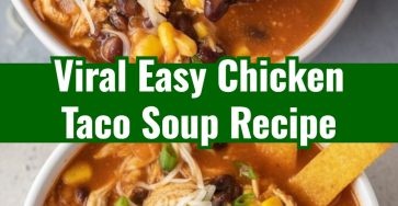 Easy 6-Can Chicken Taco Soup: Your Ultimate Weeknight Win!