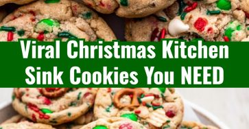 Easy Chewy Christmas Kitchen Sink Cookies