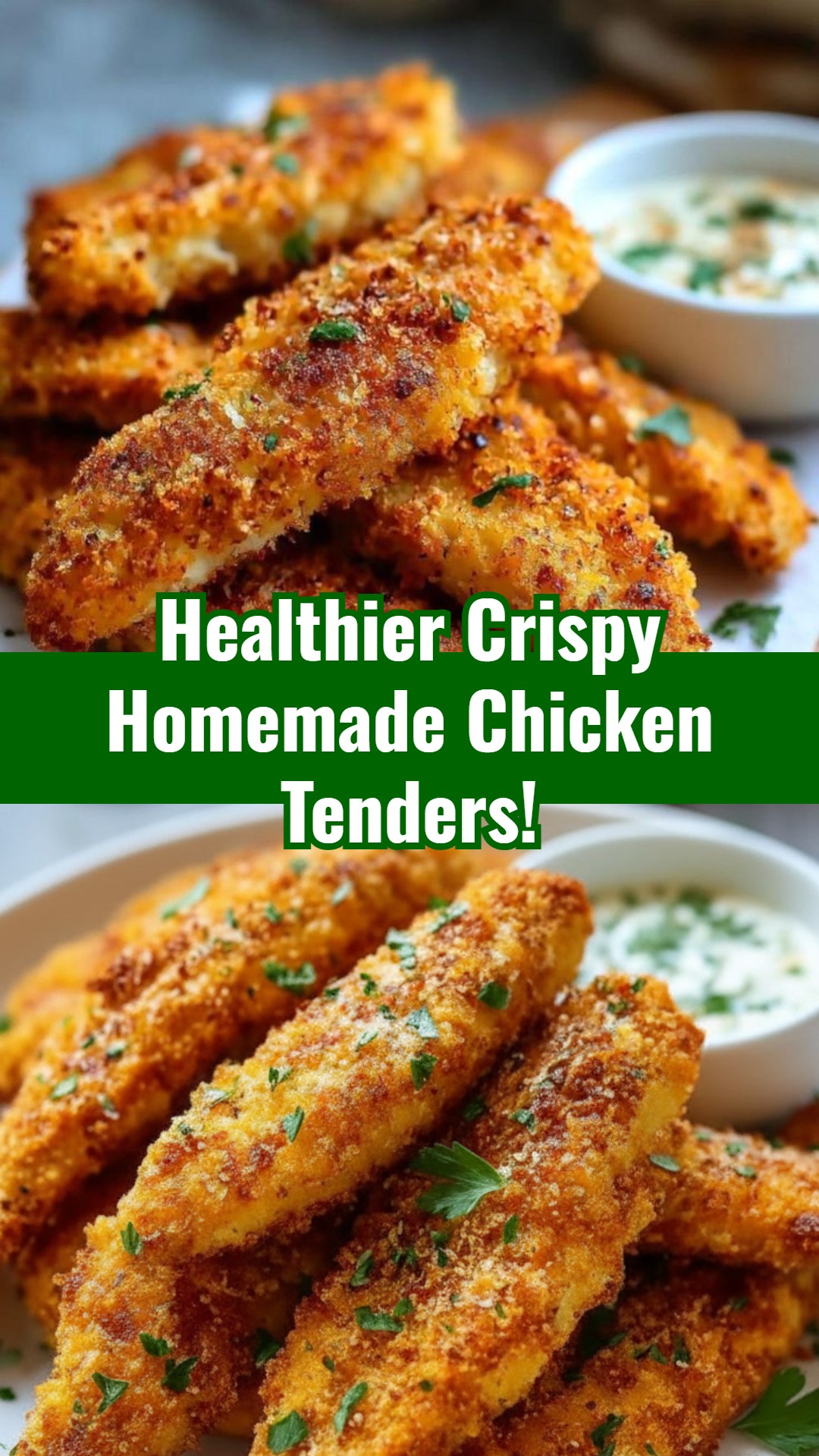 Easy Crispy Baked Chicken Tenders