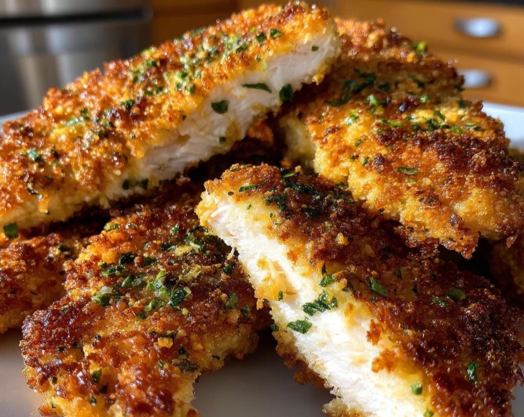 Easy Crispy Baked Homemade Chicken Tenders Dinner