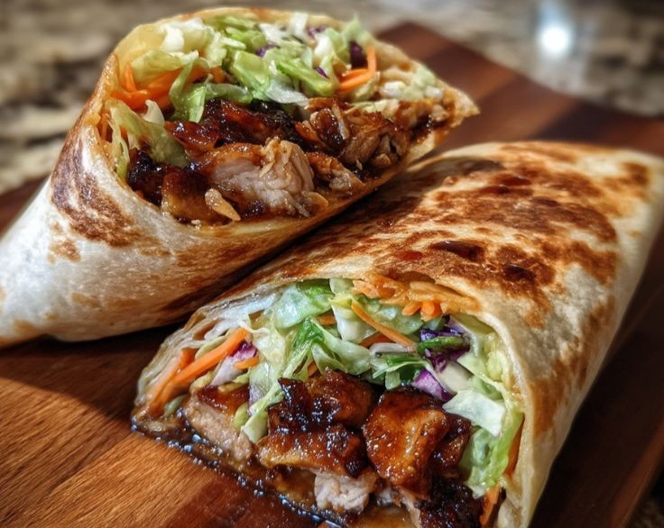 Easy Crispy Chicken Bacon Ranch Dinner Wraps