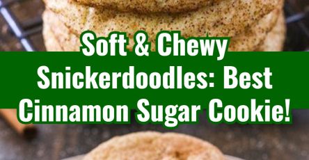 Easy Home Soft Chewy Snickerdoodles