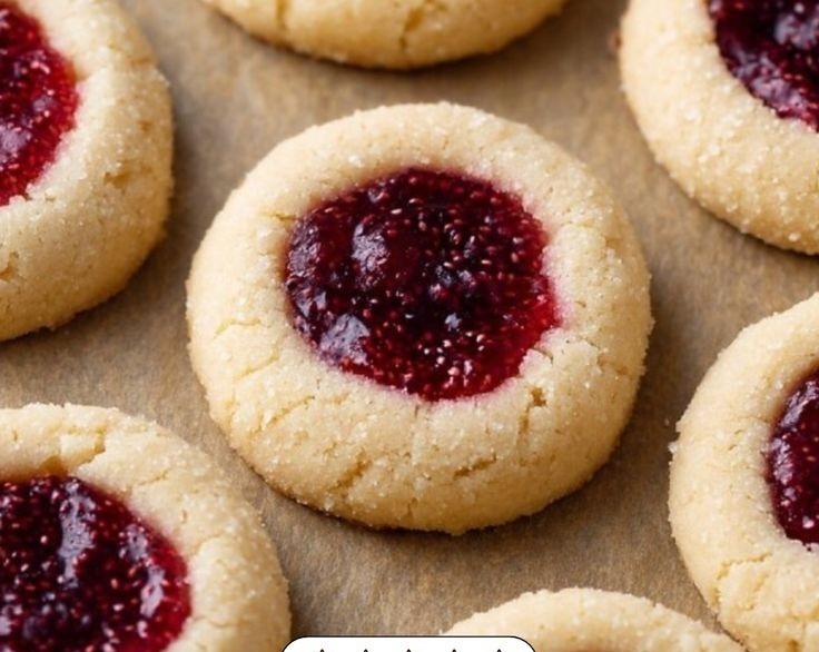 Easy Homemade Soft Christmas Thumbprint Cookies