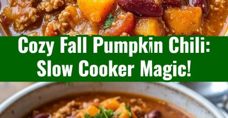 Hearty Pumpkin Chili – Delicious Fall Crockpot Recipes for Dinner