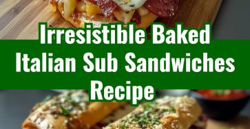 Irresistible Baked Italian Sub Sandwiches Recipe