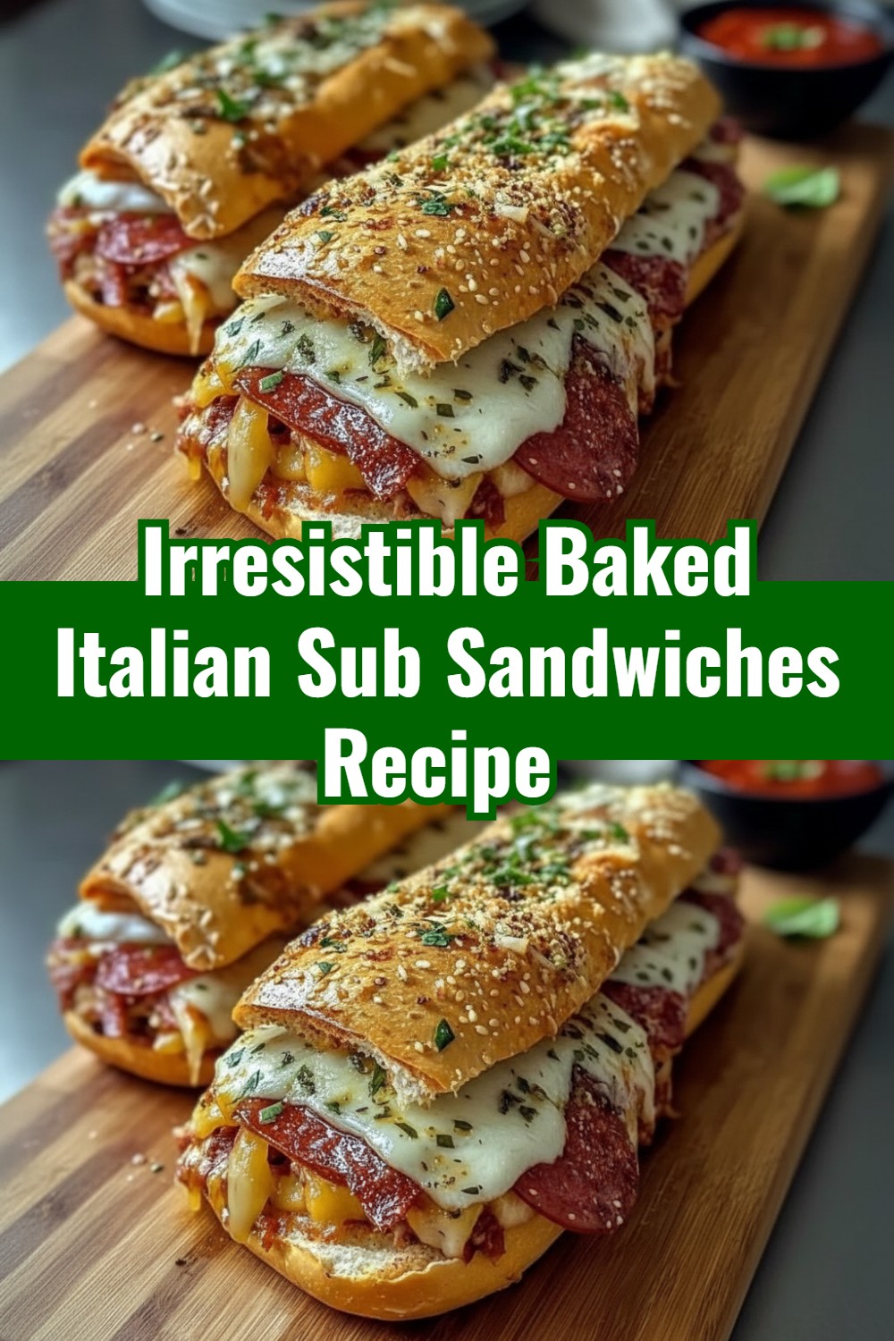 Irresistible Baked Italian Sub Sandwiches Recipe