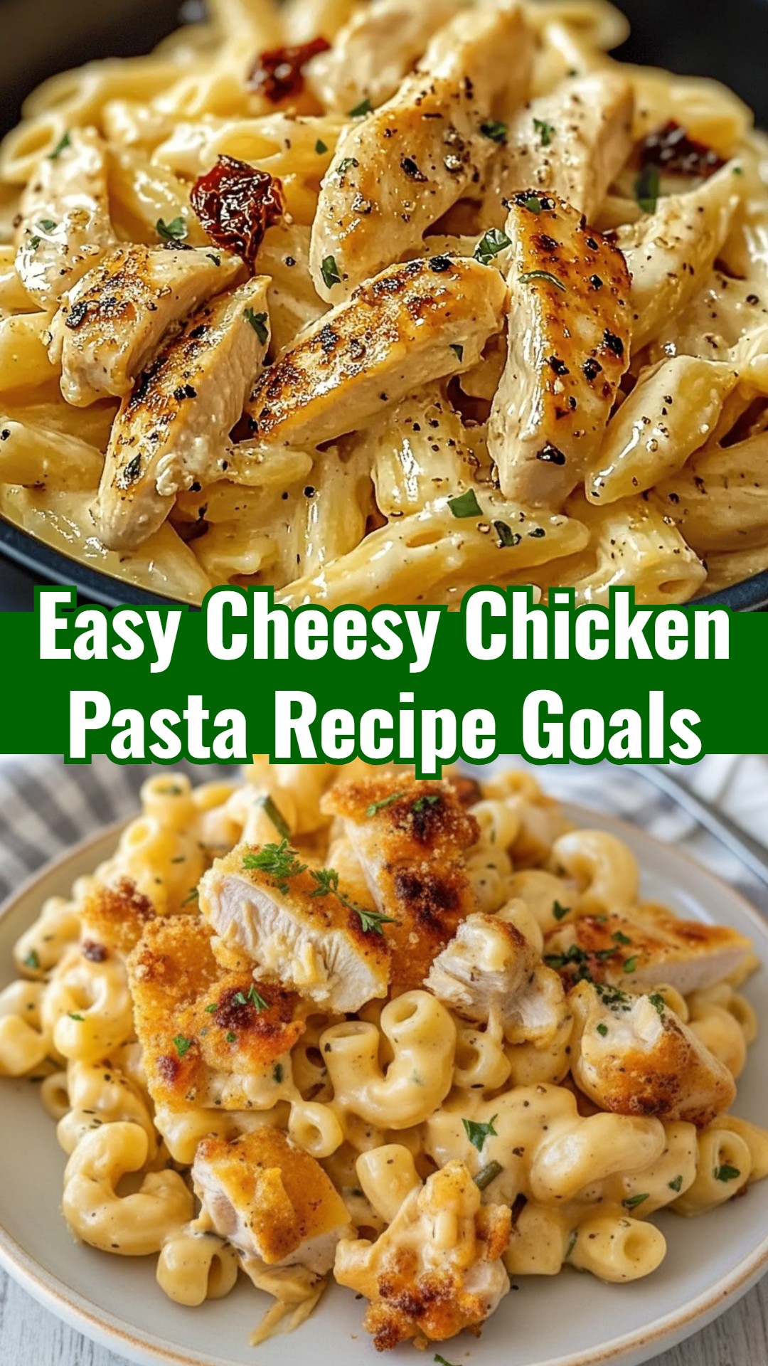 Easy Cheesy Chicken Pasta Delicious Lunch and Dinner Recipe