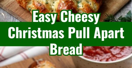 Easy Cheesy Pull Apart Christmas Tree Bread Appetizer