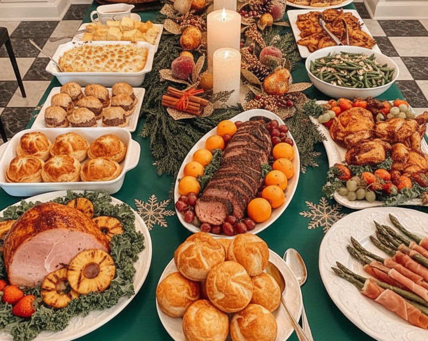 Easy Christmas Dinner Main Dish Ideas Holiday Feast serving