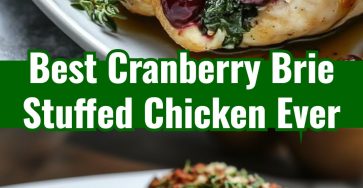 Easy Cranberry Brie Stuffed Chicken for Festive December Dinners
