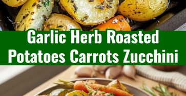 Easy Garlic Herb Roasted Potatoes Carrots Zucchini Recipe