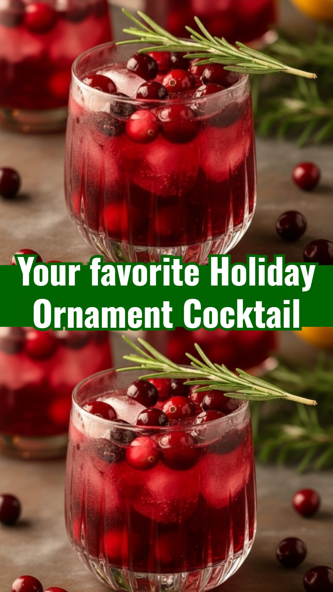 Easy Holiday Ornament Cocktail Festive Christmas Party Drink Ideas