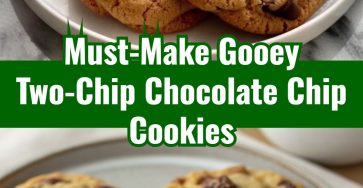 Easy Homemade Giant Two-Chip Chocolate Chunk Cookies