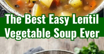 Easy Lentil Vegetable Soup Recipe How To Make Tasty Vegan Lentils
