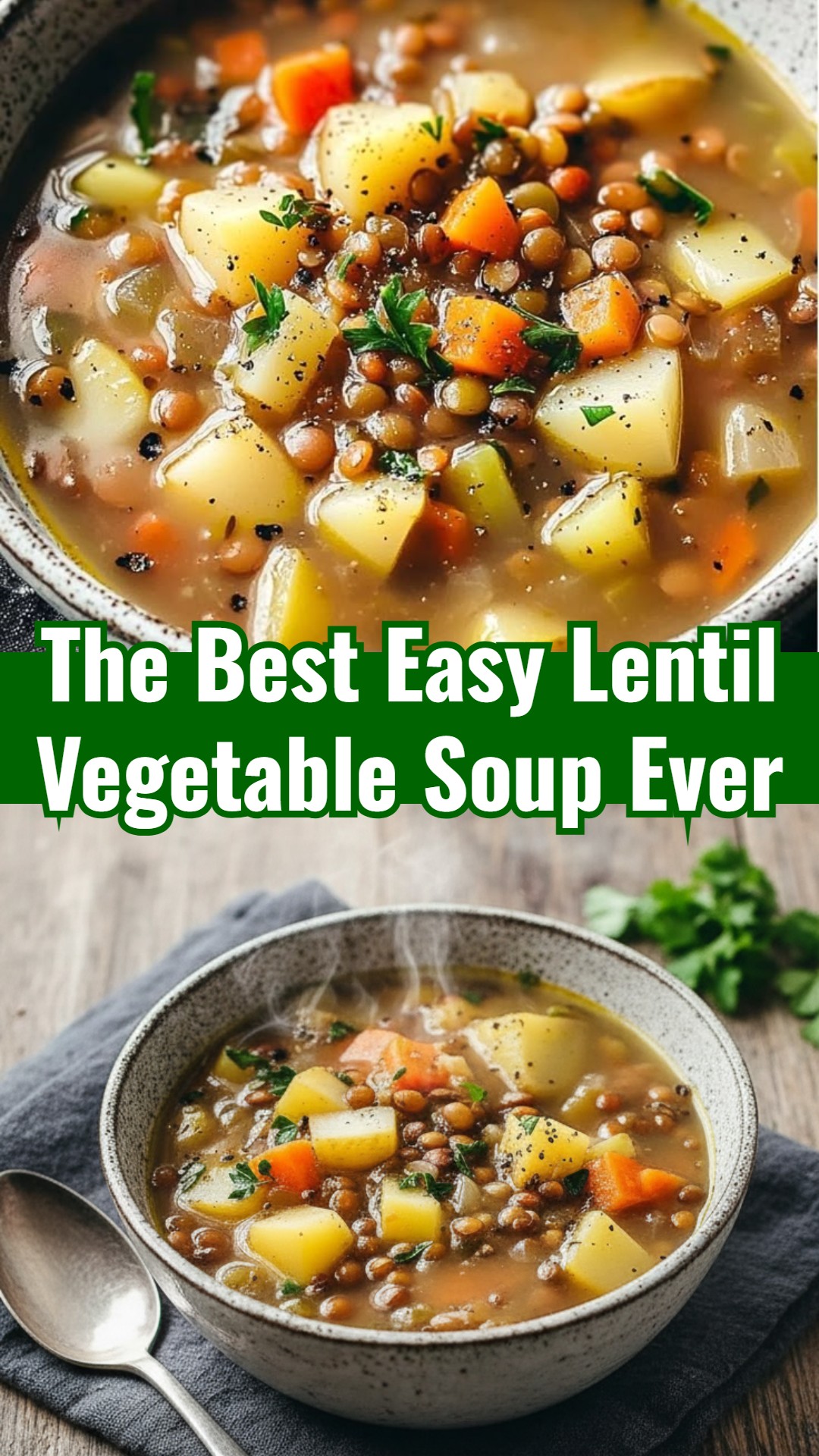 Easy Lentil Vegetable Soup Recipe How To Make Tasty Vegan Lentils