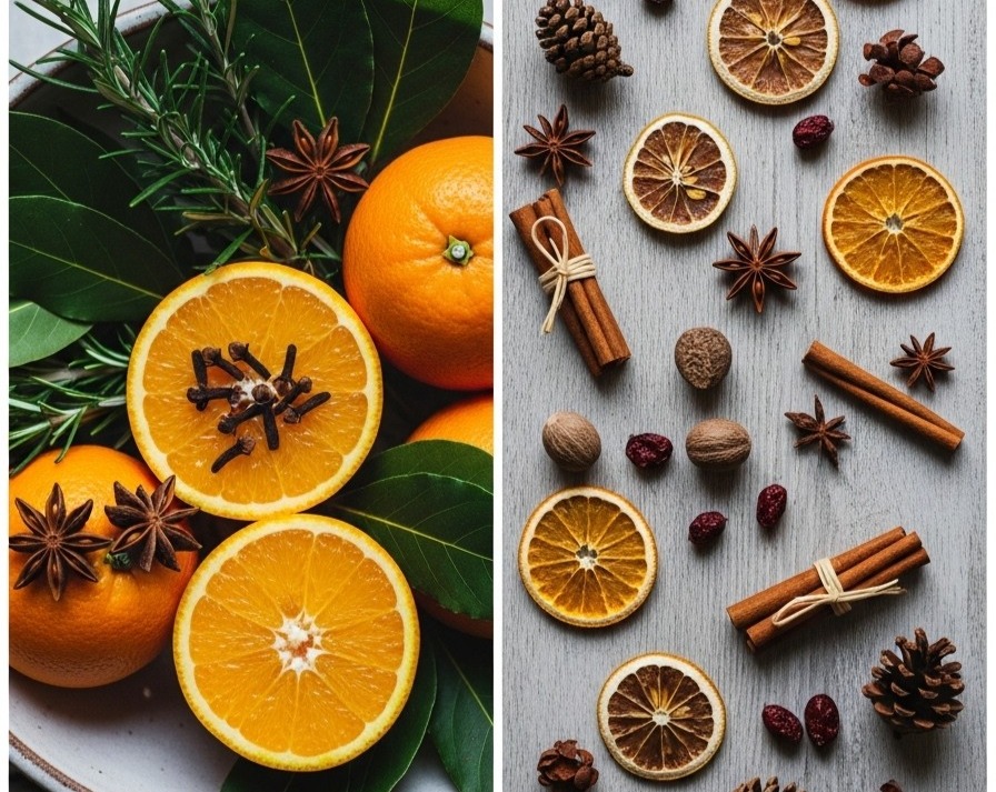 Easy Seasonal Simmer Pot Recipes Fall Winter New Years serving