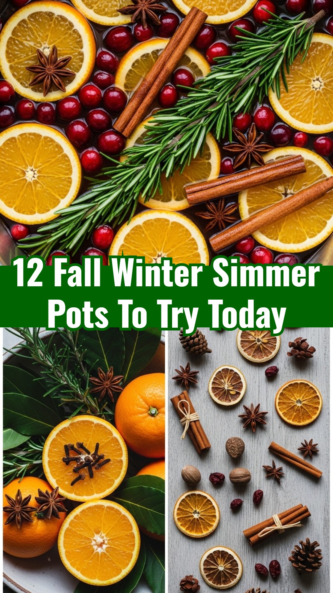 Easy Seasonal Simmer Pot Recipes Fall Winter New Years