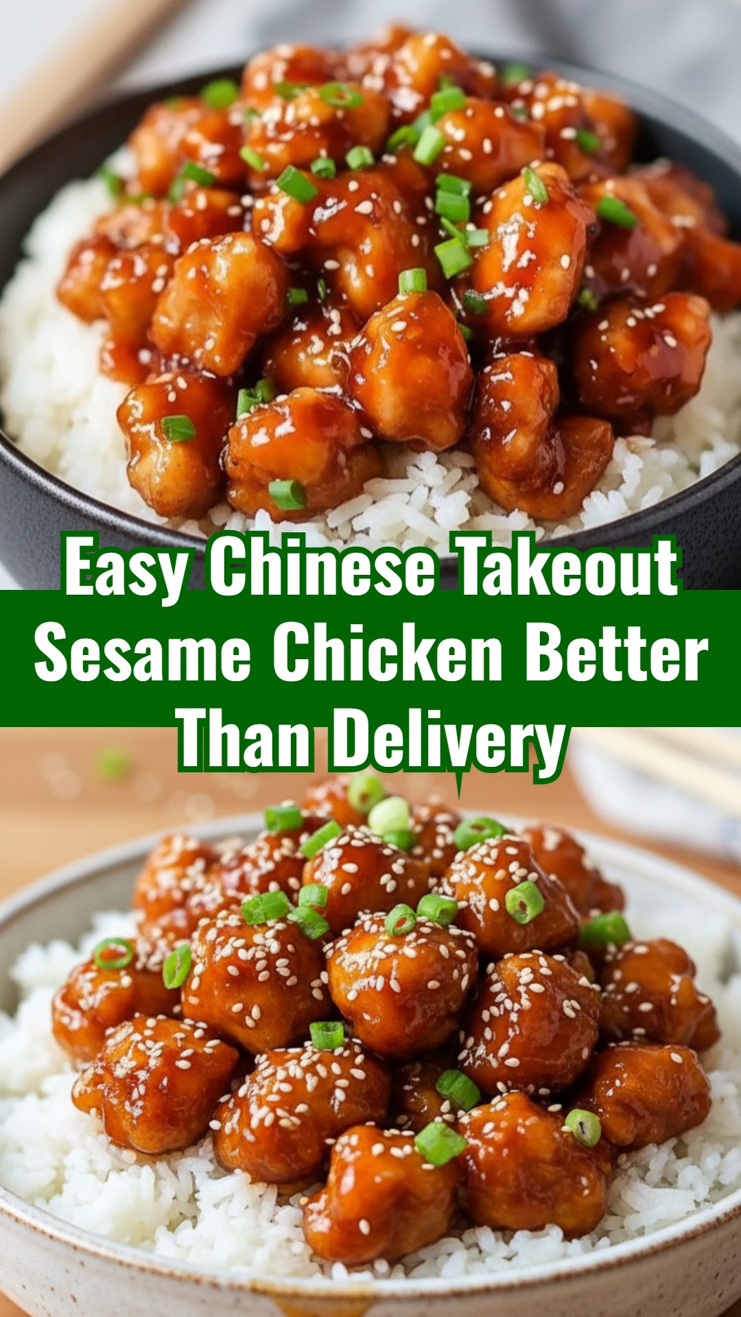 Easy Sesame Chicken Chinese Takeout Sesame Chicken Recipe Easy