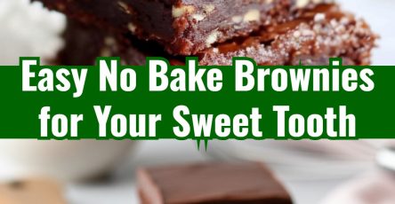 No Bake Brownies Chocolate At Home Healthy Desserts Ideas