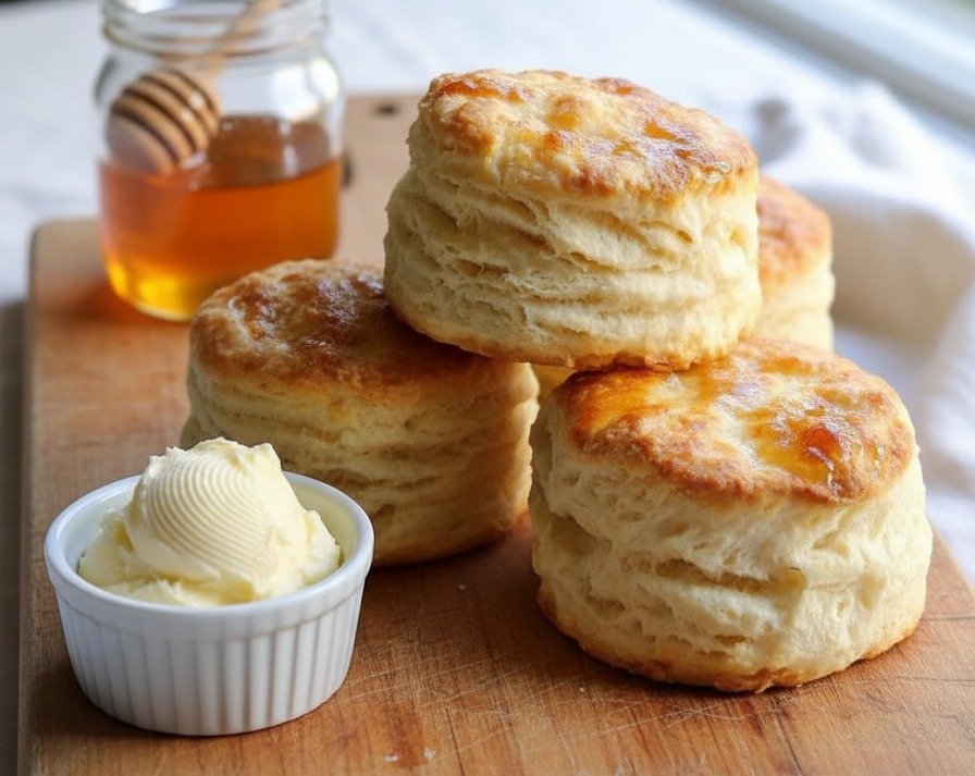 Best Ever Homemade Biscuits Easy Cast Iron Pan Recipe serving