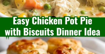 Easy Chicken Pot Pie with Biscuits Homemade Chicken Pot Pie