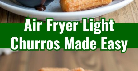 Easy Homemade Air Fryer Light Churros: Sweet Snack Recipes