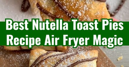 Nutella Toast Pies Delicious Simple Recipes For Kids Sleepovers