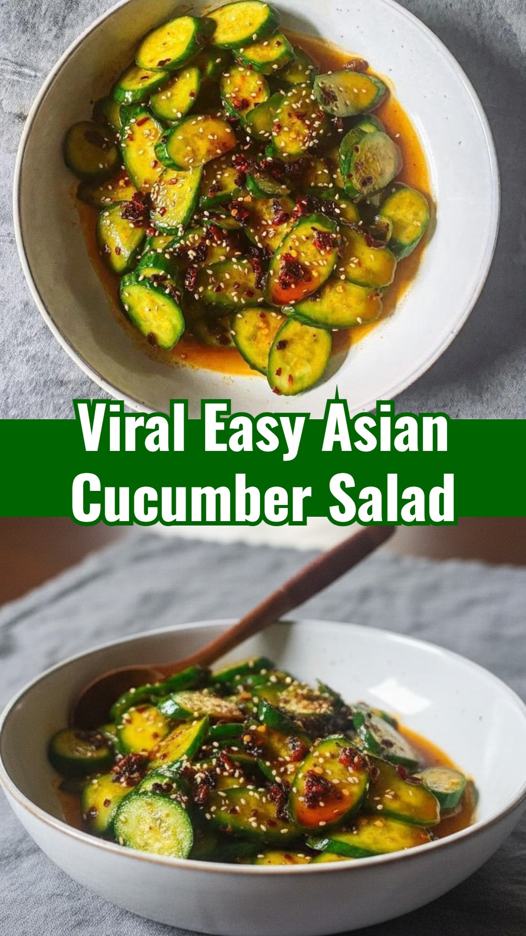 Easy Healthy Asian Cucumber Salad Side Dish