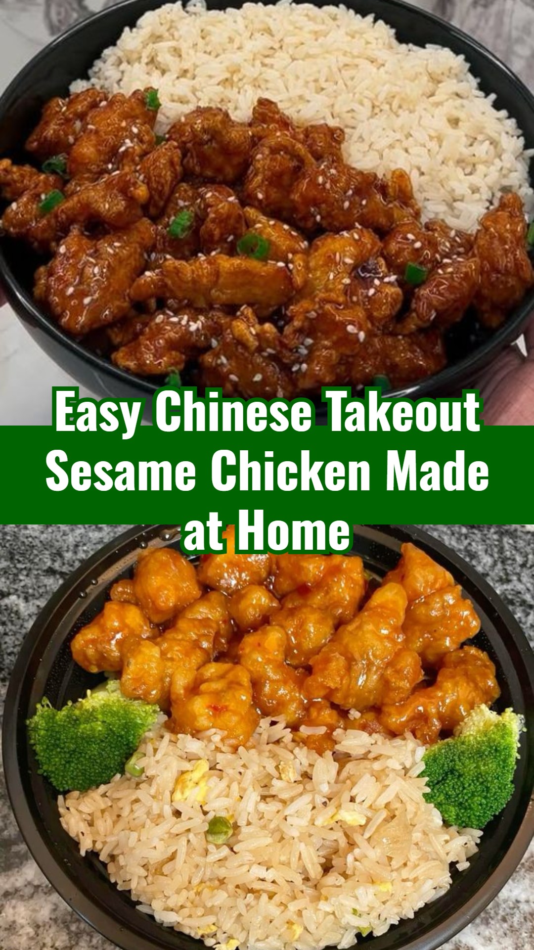 Chinese Takeout Sesame Chicken Sesame Chicken Recipe Easy