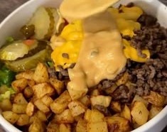 Gf Dinner Ideas Burger Bowls overview