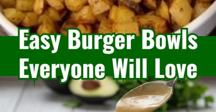 Gf Dinner Ideas Burger Bowls