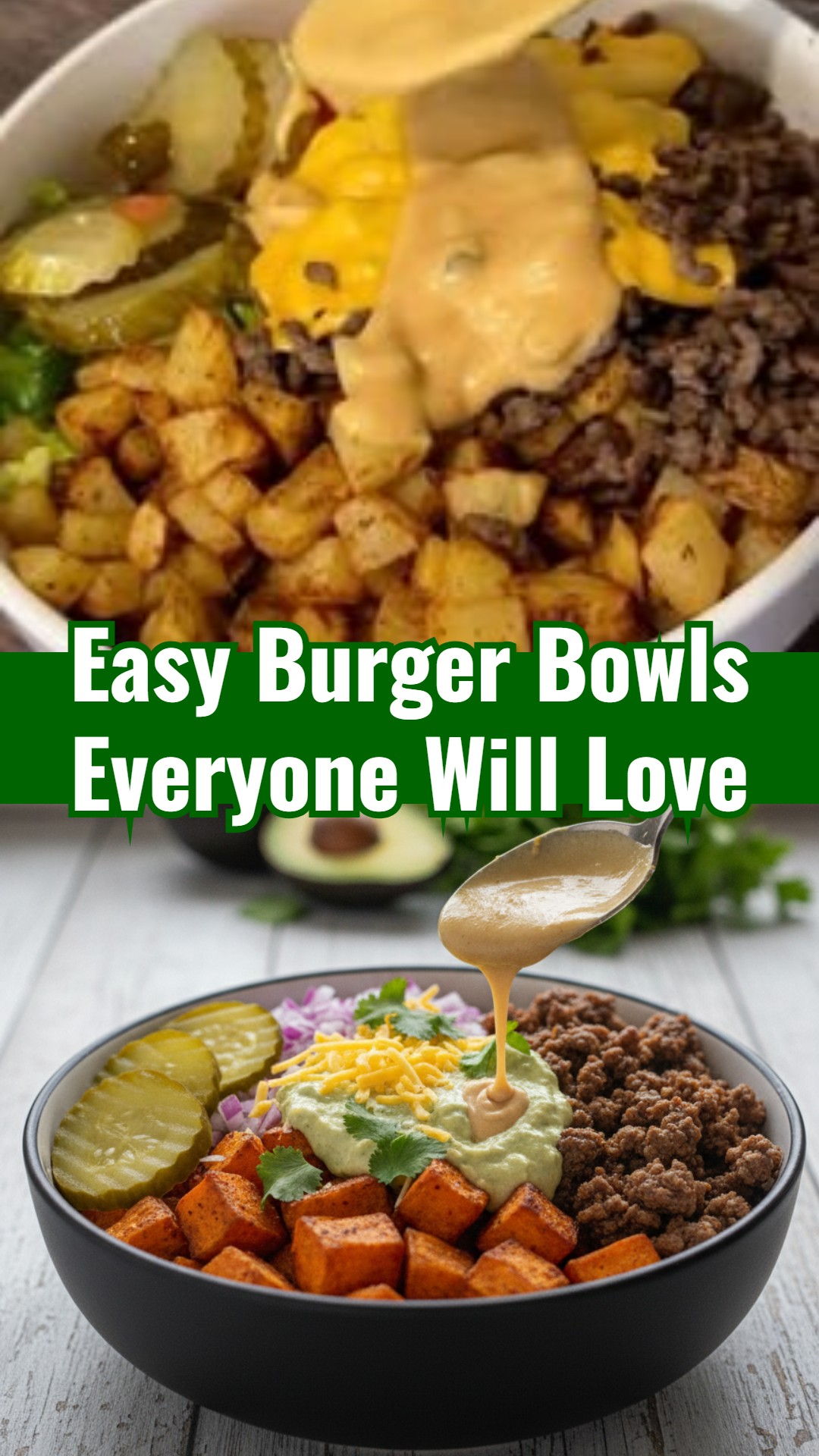 Gf Dinner Ideas Burger Bowls