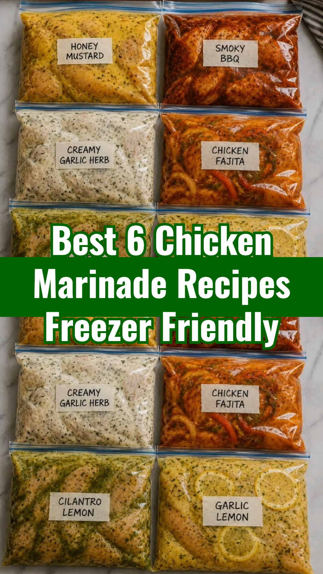 6 Chicken Marinade Recipes Freezer Friendly Different Marinades For Chicken
