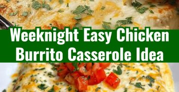 Easy Chicken Burrito Casserole Healthy Dinner Casseroles Clean Eating