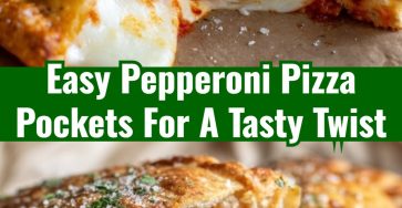 Easy Salty Snacks To Make Pepperoni Pizza Pockets