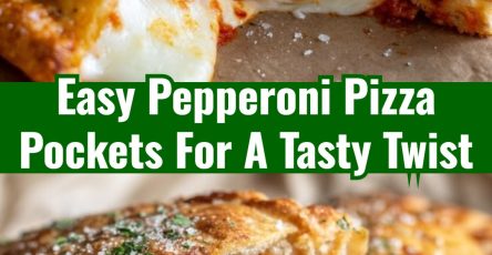 Easy Salty Snacks To Make Pepperoni Pizza Pockets