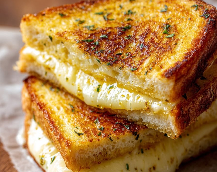 Garlic Bread Grilled Cheese Easy Things To Eat serving