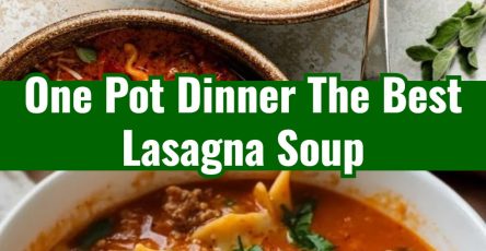 The BEST Lasagna Soup Easy Ground Beef